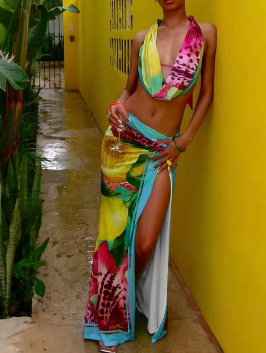 Club Tropicana Cutout Dress