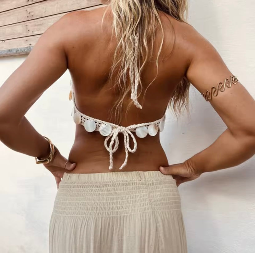 Las Dalias Crochet Halter