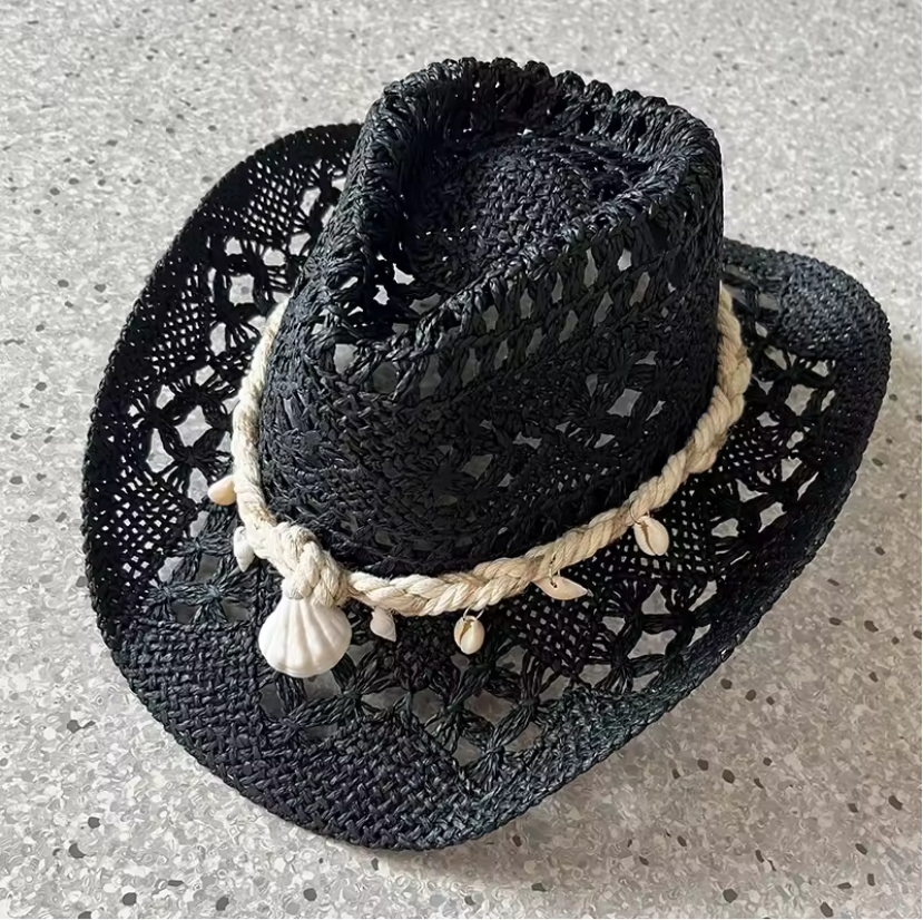 MIDNIGHT SHORES SEASHELL HAT